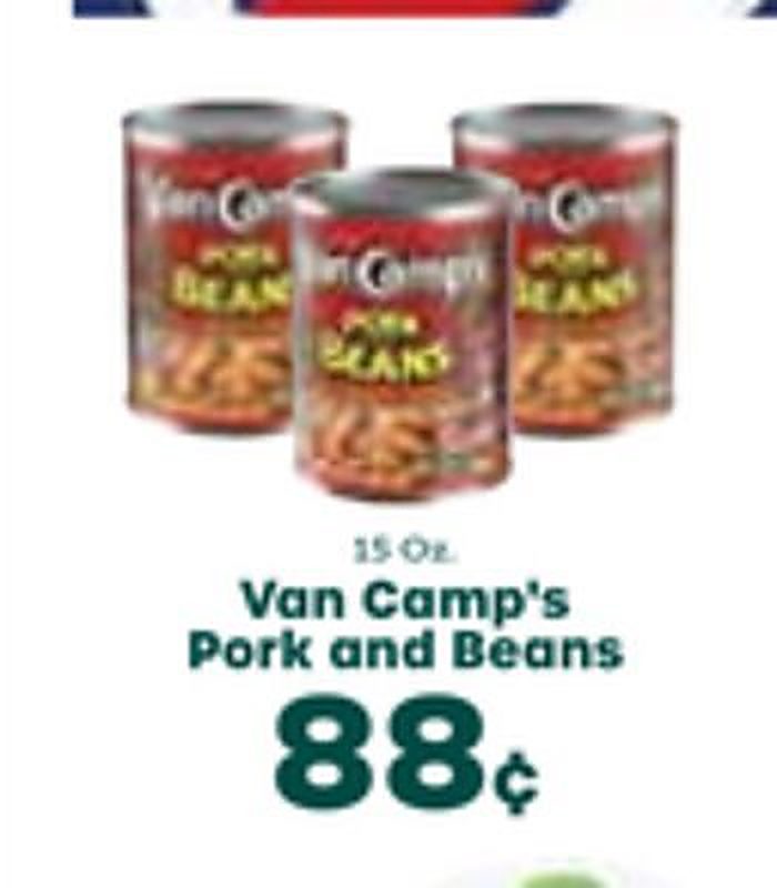 Van Camp's Pork and Beans - Little Giant Farmers Market weekly ad deal