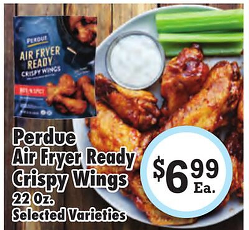 Perdue Air Fryer Ready Crispy Wings - Superlo Foods weekly ad deal