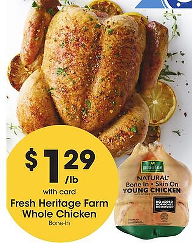Fresh Heritage Farm Whole Chicken - Pick 'n Save weekly ad deal
