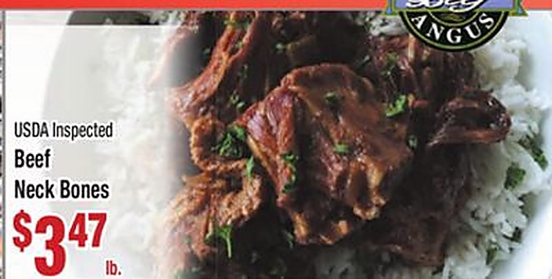 USDA Inspected Beef Neck Bones - Food Pride Market weekly ad deal