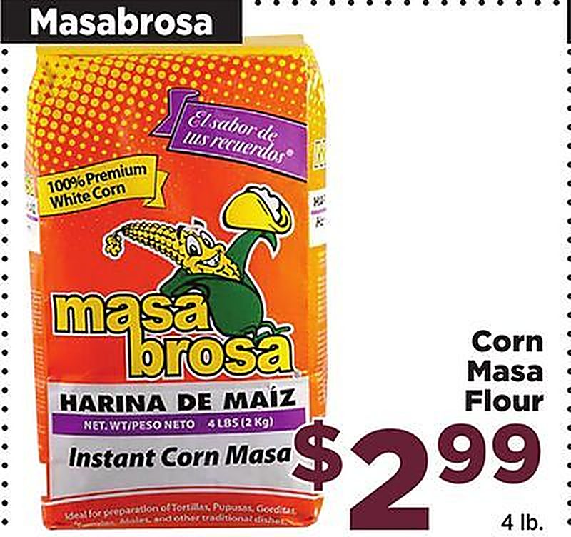 Masabrosa Corn Masa Flour - Food town Texas weekly ad deal