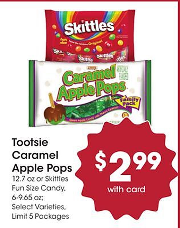 Tootsie Caramel Apple Pops - Kroger weekly ad deal