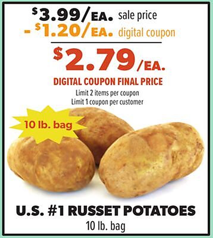 U.S. #1 RUSSET POTATOES - Lowe's Market weekly ad deal
