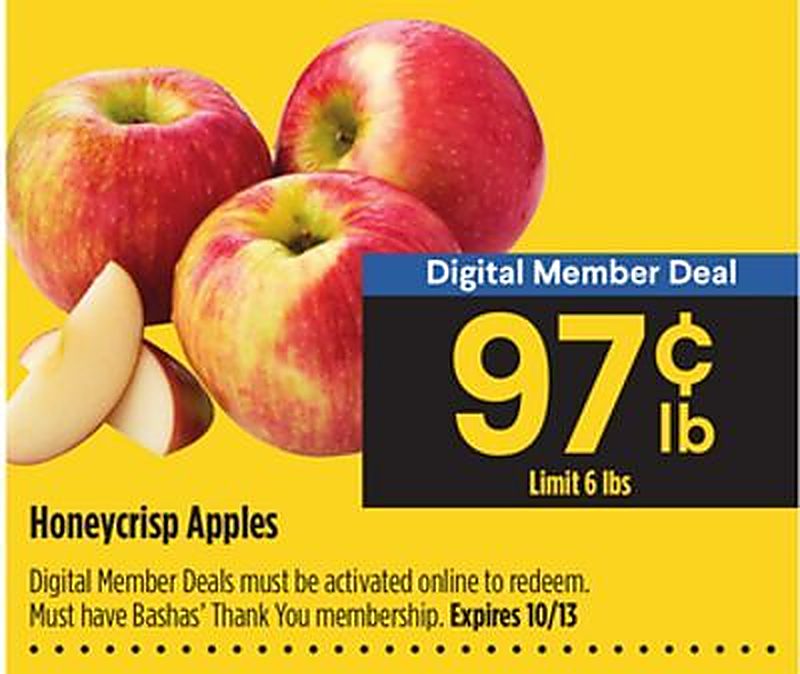 Honeycrisp Apples - Bashas weekly ad deal