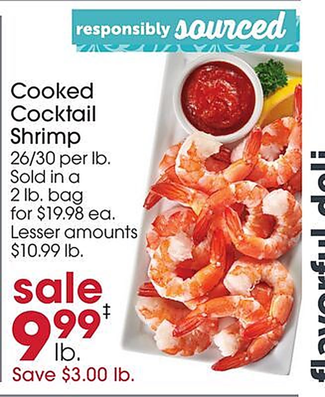 Cooked Cocktail Shrimp - Giant Eagle weekly ad deal