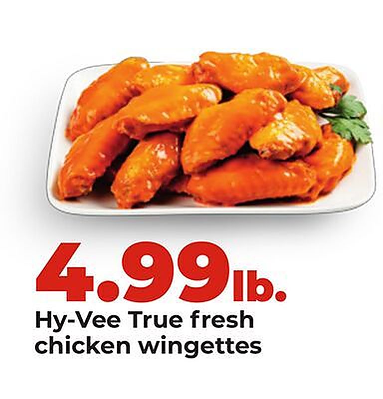 Hy-Vee True fresh chicken wingettes - Hy Vee weekly ad deal