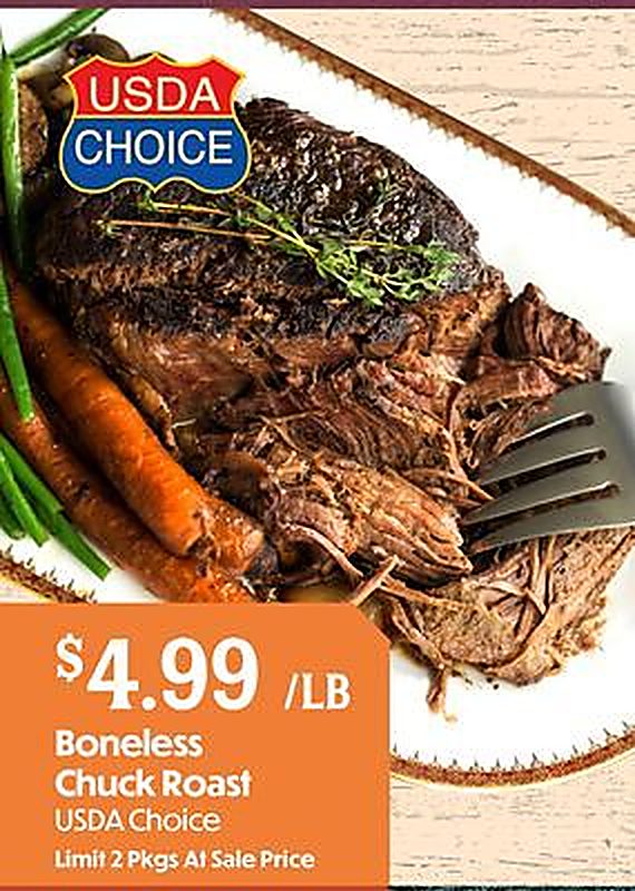 Boneless Chuck Roast - Reasor's weekly ad deal