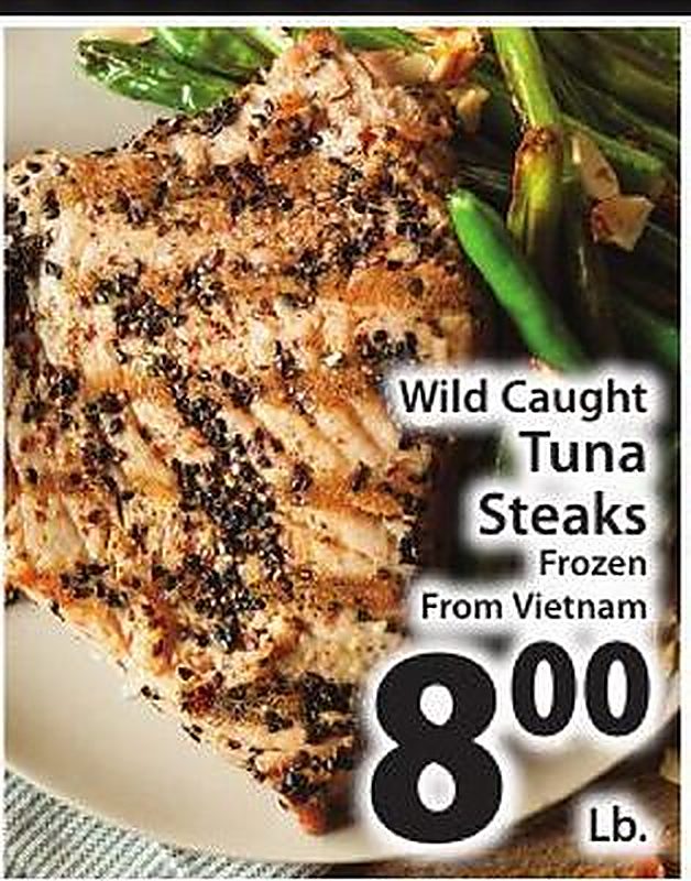 Wild Caught Tuna Steaks - West Side Marketplace weekly ad deal
