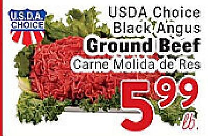 USDA Choice Black Angus Ground Beef - Rio Valley Market weekly ad deal