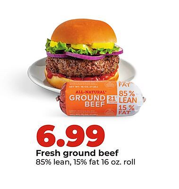 Fresh ground beef - Hy Vee weekly ad deal