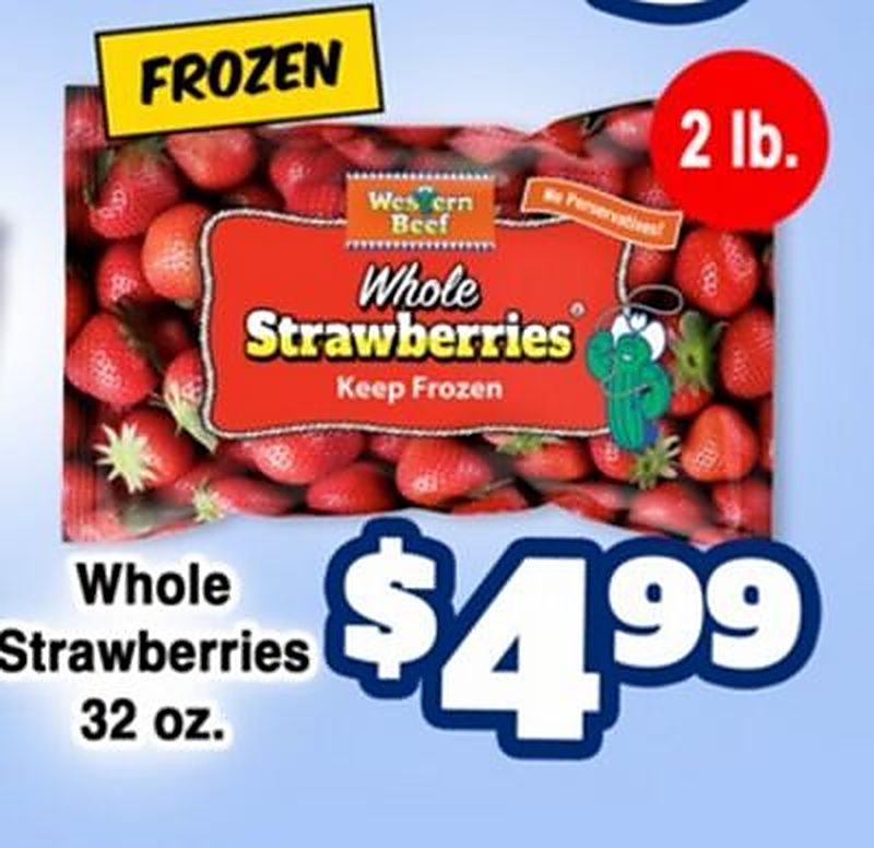 Whole Strawberries - Western Beef weekly ad deal