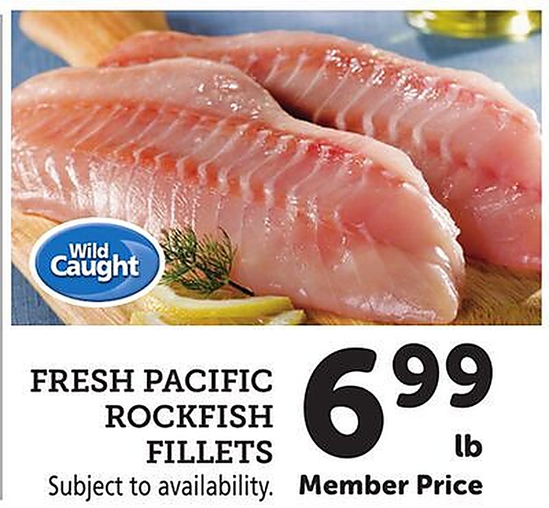 FRESH PACIFIC ROCKFISH FILLETS - Andronico's weekly ad deal
