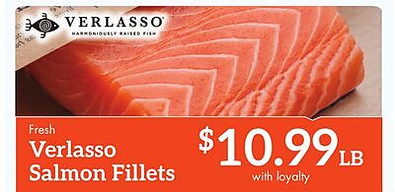 Fresh Verlasso Salmon Fillets - Remke Markets weekly ad deal