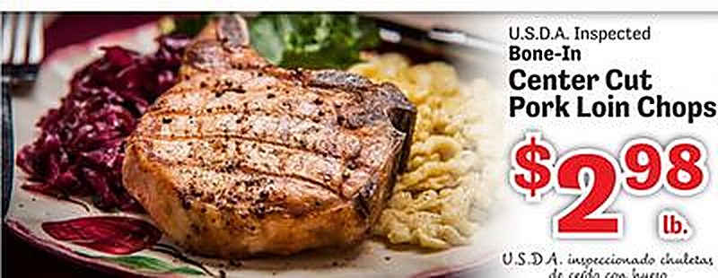 Center Cut Pork Loin Chops - Food Depot weekly ad deal
