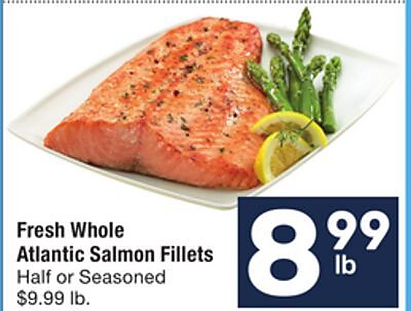 Fresh Whole Atlantic Salmon Fillets - Randalls weekly ad deal