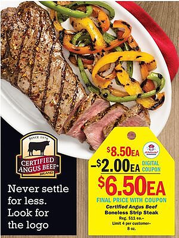 Certified Angus Beef® Boneless Sirloin Steak - Schnucks weekly ad deal