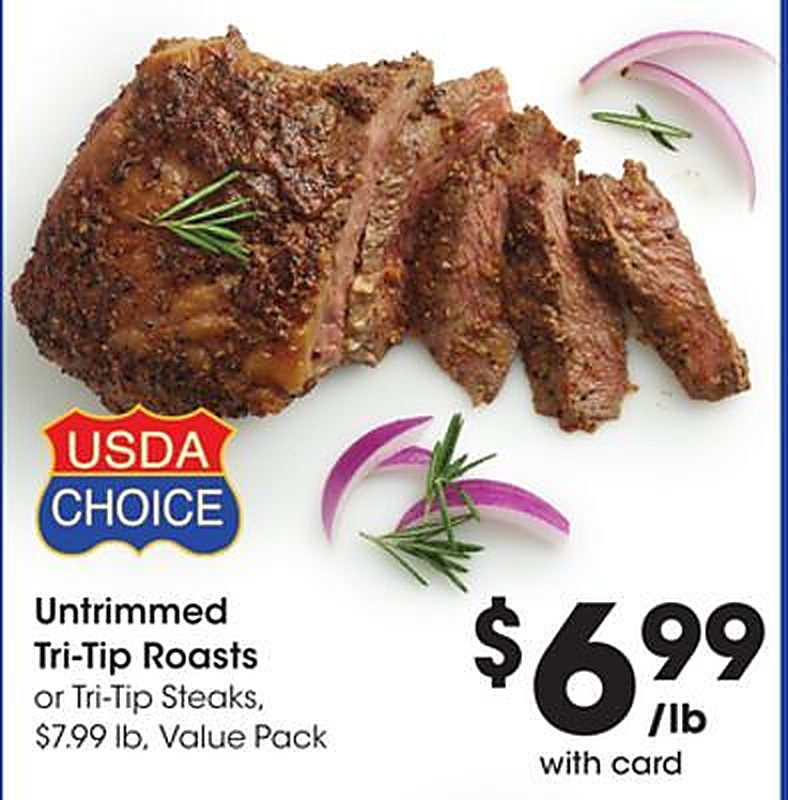 Untrimmed Tri-Tip Roasts - Ralphs weekly ad deal