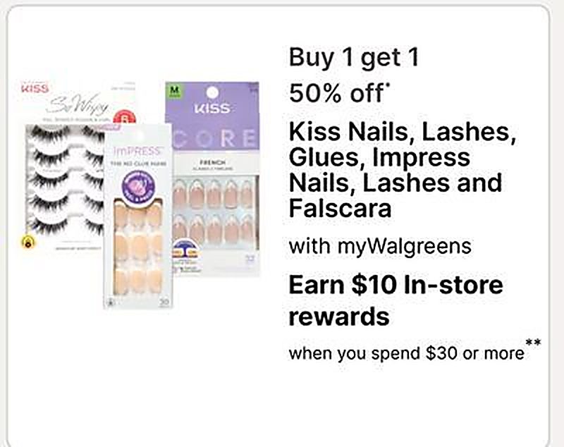 Kiss Nails, Lashes, Glues, Impress Nails, Lashes and Falscara
