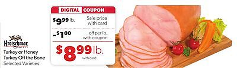 Kretschmar Turkey Off The Bone - Family Fare weekly ad deal