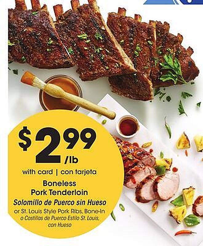 Boneless Pork Tenderloin - Fry's Food Stores weekly ad deal