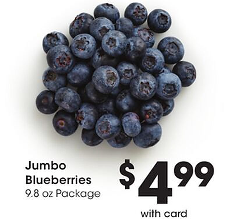 Jumbo Blueberries - Kroger weekly ad deal