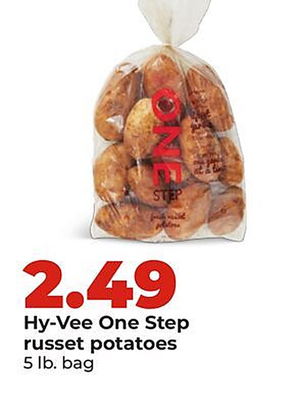 Hy-Vee One Step russet potatoes - Hy Vee weekly ad deal