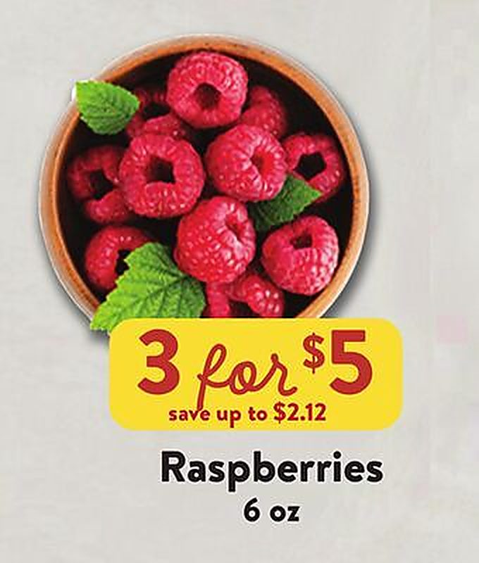 Raspberries - Fresh Thyme Market weekly ad deal
