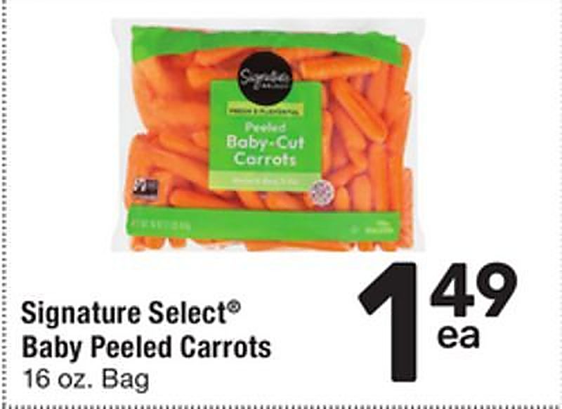 Signature Select® Baby Peeled Carrots - Randalls weekly ad deal