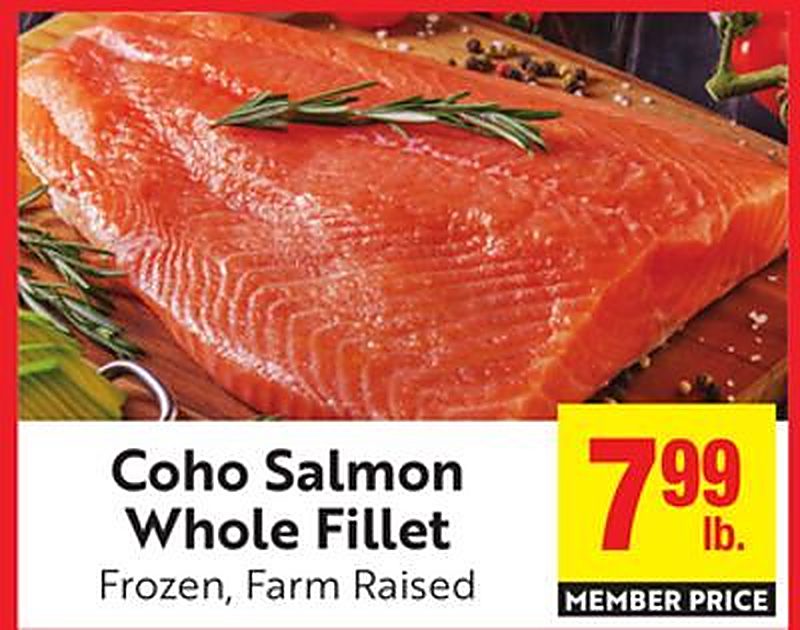 Coho Salmon Whole Fillet - Lucky California weekly ad deal