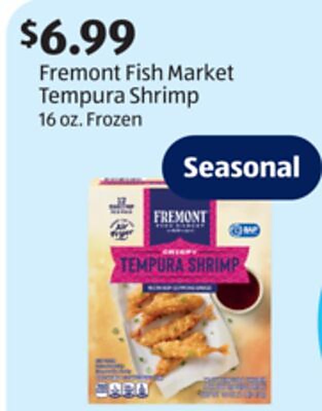 Fremont Fish Market Tempura Shrimp - Aldi weekly ad deal