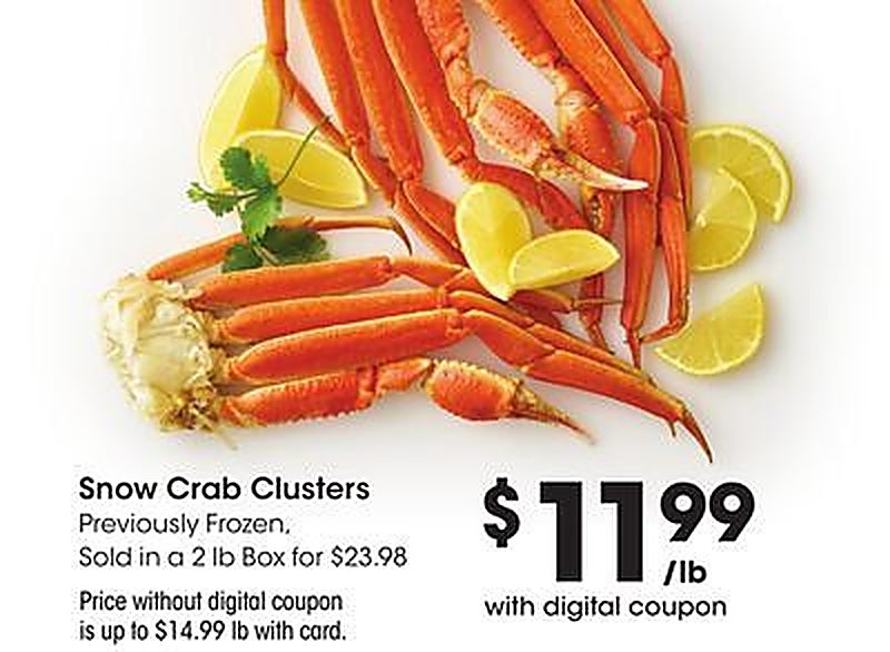 Snow Crab Clusters - Pick 'n Save weekly ad deal