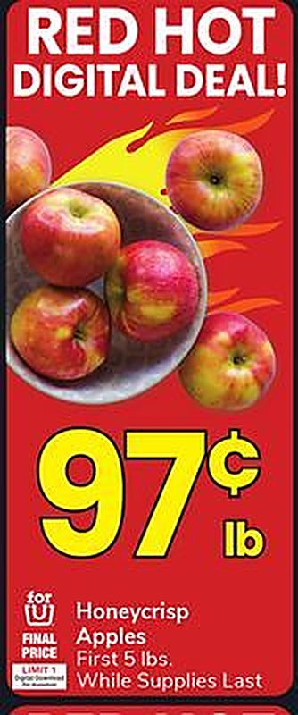 Honeycrisp Apples - Vons weekly ad deal