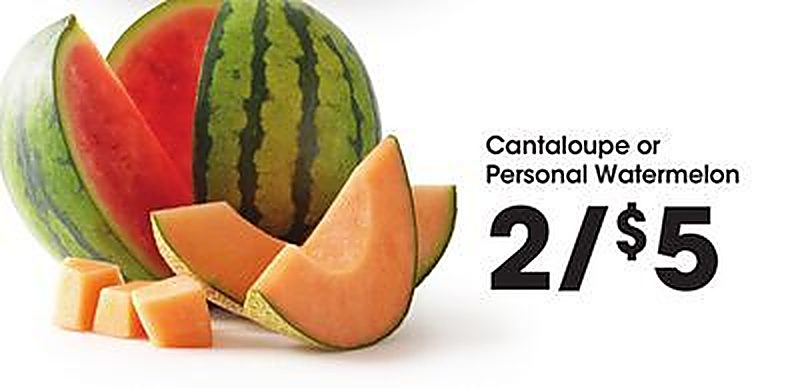 Cantaloupe or Personal Watermelon - Foods Co weekly ad deal