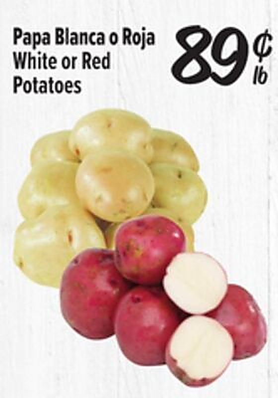 Papa Blanca o Roja / White or Red Potatoes - Fiesta Mart weekly ad deal