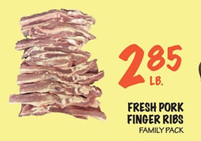FRESH PORK FINGER RIBS - Foodarama weekly ad deal