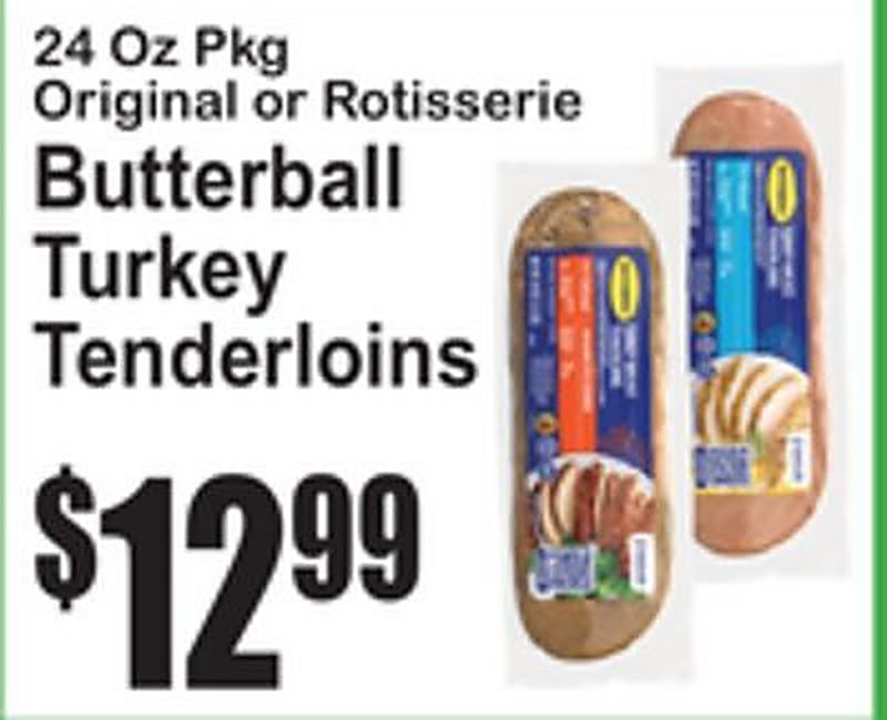 Butterball Turkey Tenderloins - Superfresh weekly ad deal