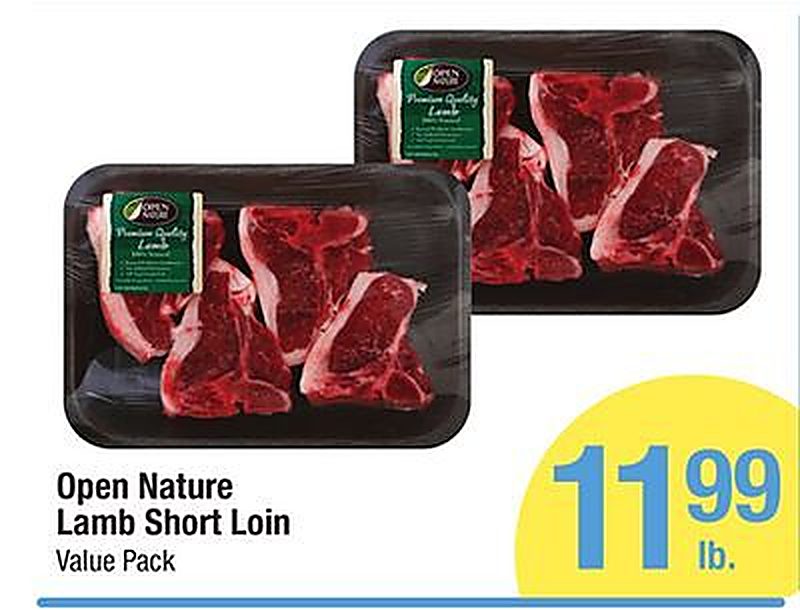 Open Nature Lamb Short Loin - Star Market weekly ad deal