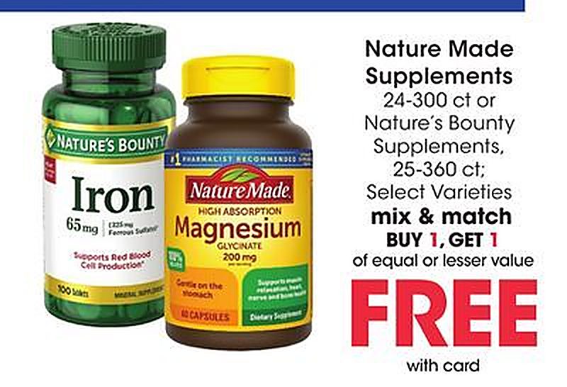 Nature Made Supplements
