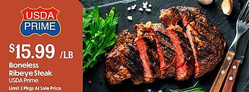 Boneless Ribeye Steak - Reasor's weekly ad deal