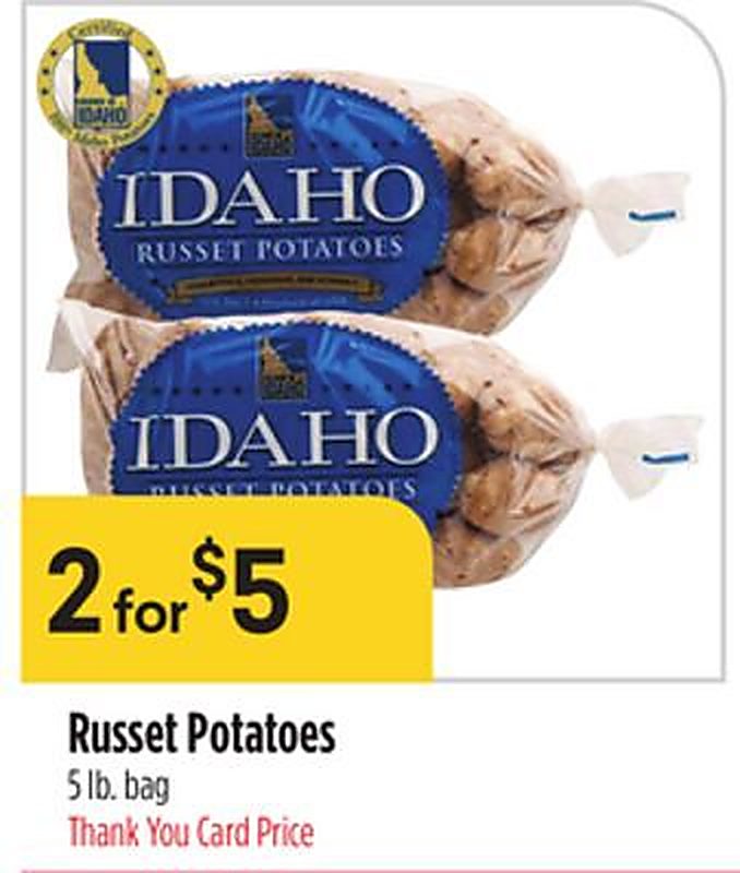 Russet Potatoes - Bashas weekly ad deal