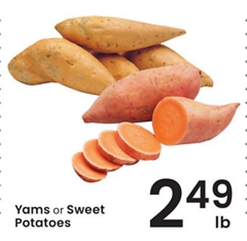Yams or Sweet Potatoes - Albertsons weekly ad deal