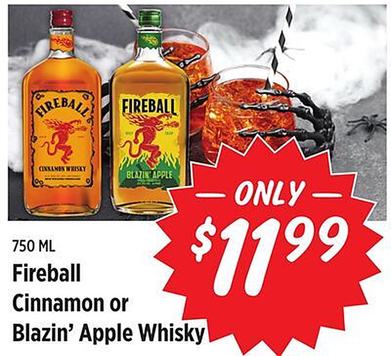Fireball Cinnamon or Blazin' Apple Whisky - Rouses Markets weekly ad deal