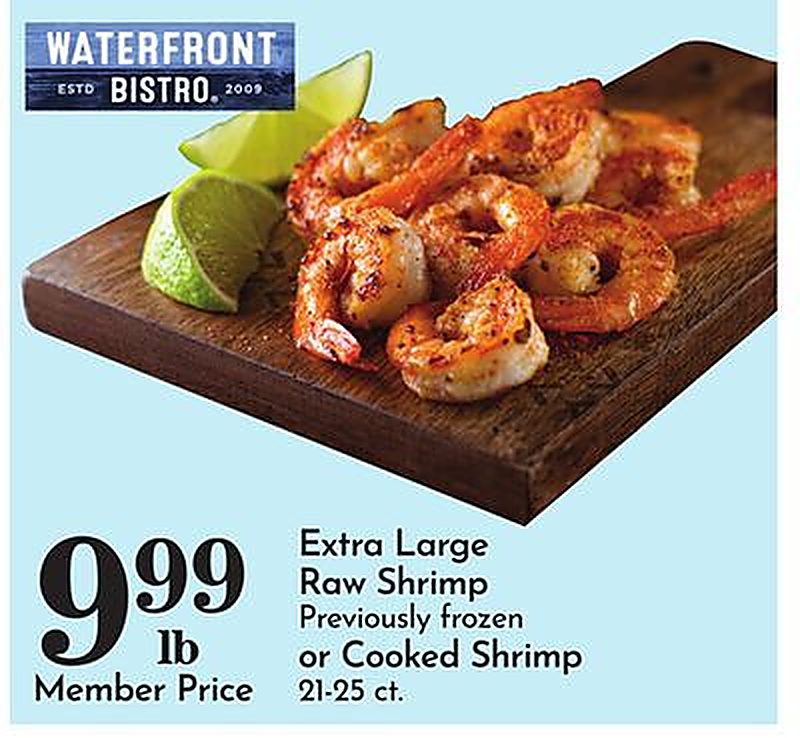 Extra Large Raw Shrimp or Cooked Shrimp - Pavilions weekly ad deal