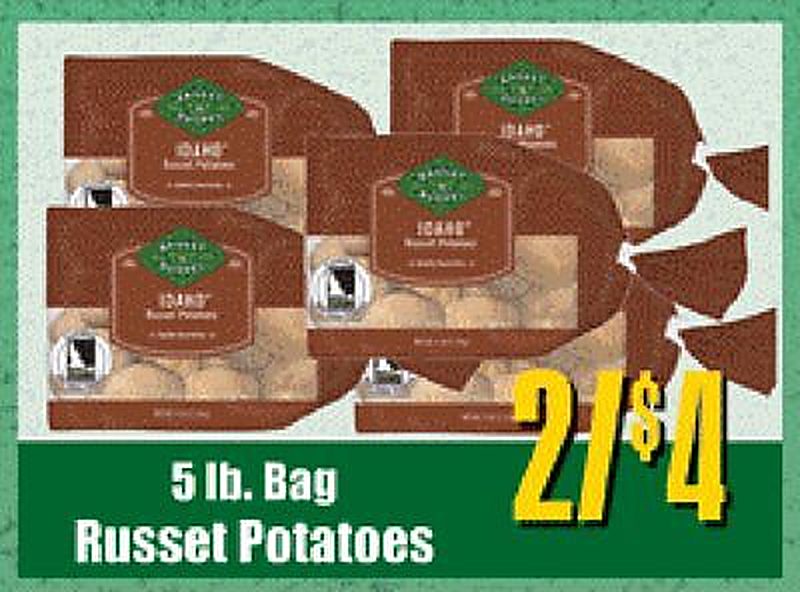 5 Ib. Bag Russet Potatoes - Reams weekly ad deal