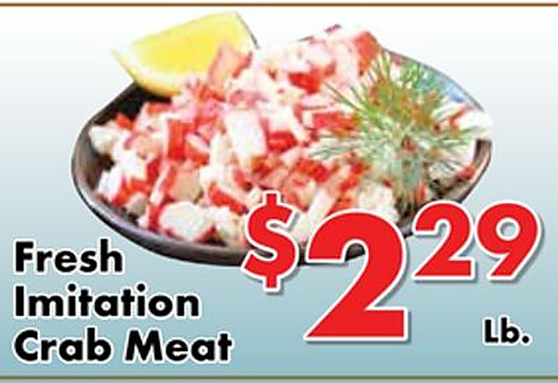 Fresh Imitation Crab Meat - Valley Marketplace weekly ad deal