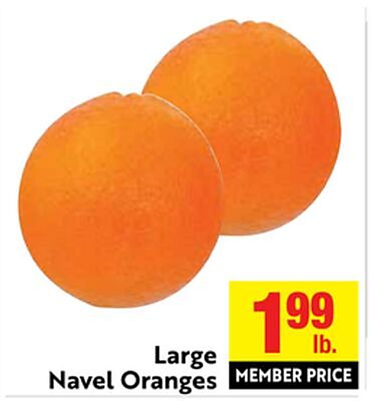 Large Navel Oranges - Lucky California weekly ad deal