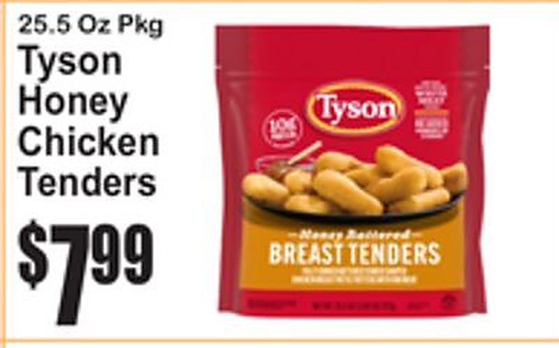 Tyson Honey Chicken Tenders - Superfresh weekly ad deal