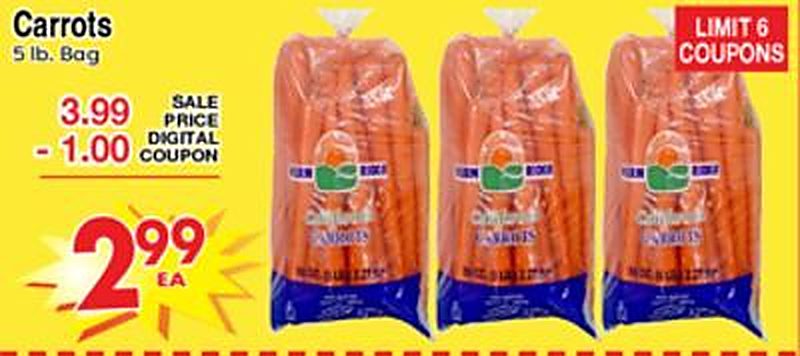 Carrots - Superior Grocers weekly ad deal