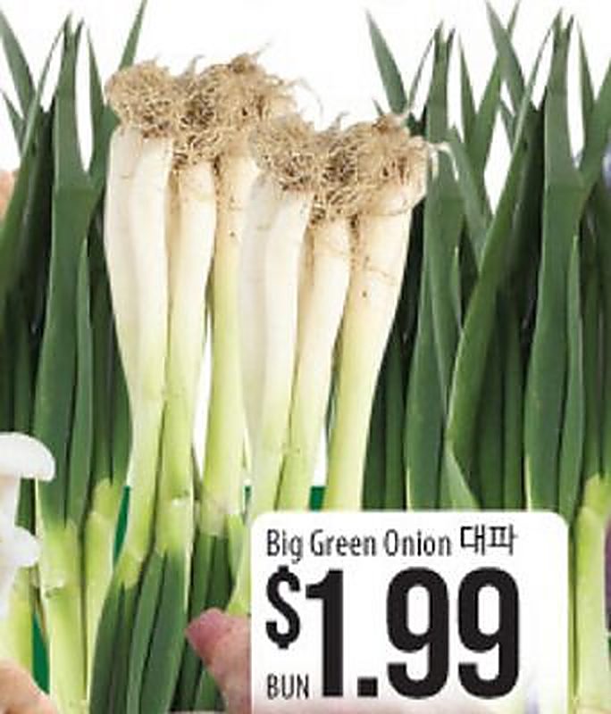 Big Green Onion - H Mart weekly ad deal