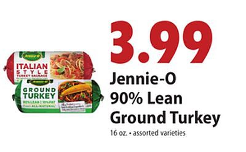 Jennie-O 90% Lean Ground Turkey - Festival Foods weekly ad deal